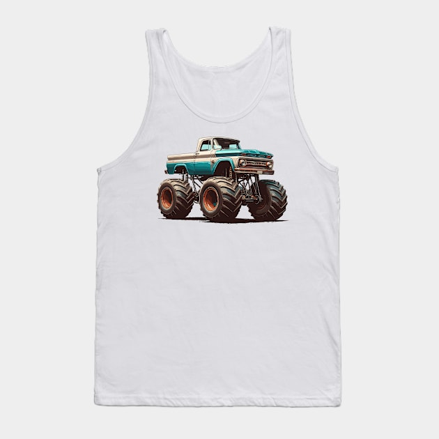 Monster Truck Tank Top by Vehicles-Art